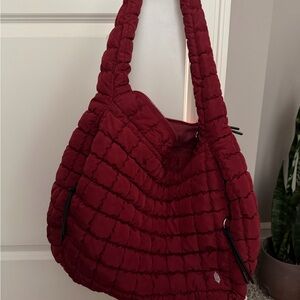 Free People Red Quilted Women's Bag